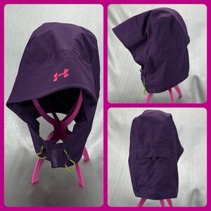 Under Armour 3-in-1 Jacket‎ Women's M  Replacement Hood Purple Pink Logo Ski Y2K